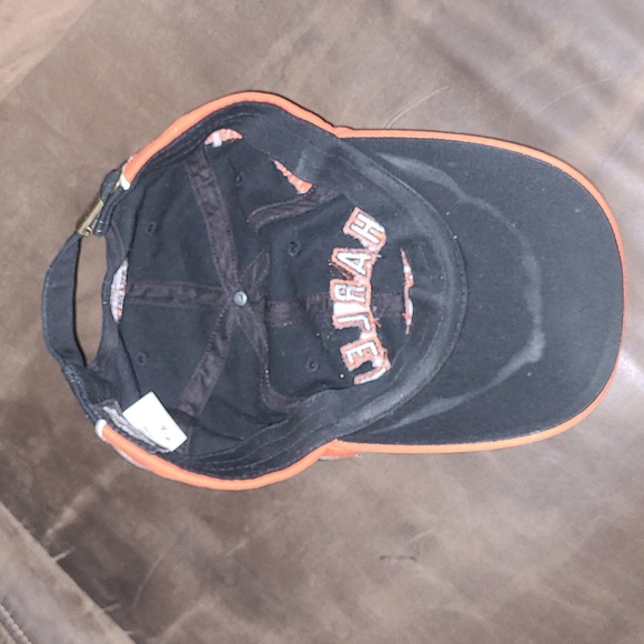 Used Orange/Black Playa Del Carmen Harley Davidson Baseball Style Hat - Picture 3 of 7